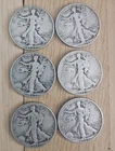 Lot Of 6 1939 Walking Liberty Half Dollars - 2 P, 2 S, 2 D