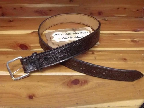 Sz 34" US National Park Service USNPS Lined Belt Sequoia Pine Cones & Branches