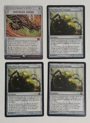 MTG 4x MIRRODIN NARBEN ANSTECKUNGSMASCHINE CONTAGION ENGINE SCARS OF EX