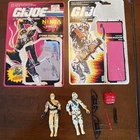 Vintage GI JOE ARAH STORM SHADOW 1984, 1988, 1992 lot w/FILE CARDS