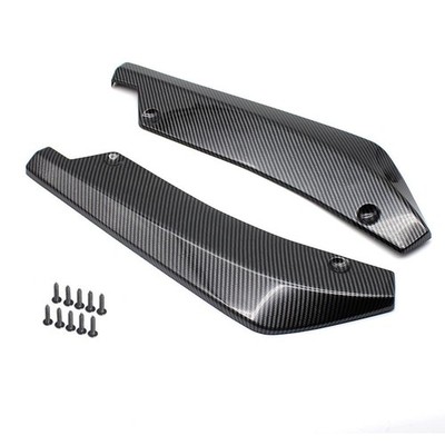 Carbon Fiber Car Bumper Spoiler Rear Lip Diffuser Splitter Anti Crash Bumper