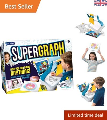 SuperGraph Tragbare Zeichenstation - Optisches Nachzeichnungsset für angehende Künstler