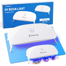 2 Pack UV Light for Resin, Large Size Foldable UV Resin Lamp and Mini Portable L