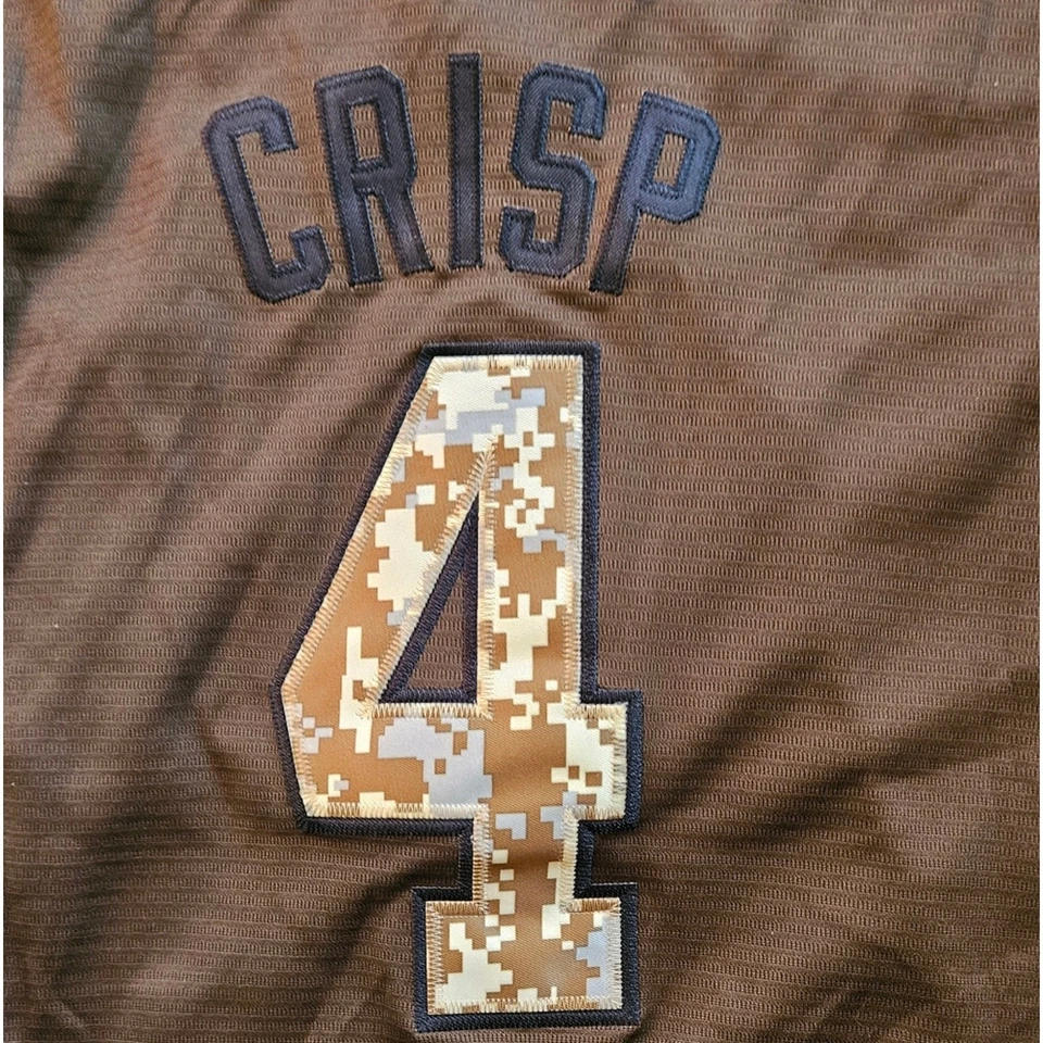Oakland A's MLB 棒球 Majestic 男孩球衣 Coco Crisp 青年尺寸 L — 第 3/4 张图片