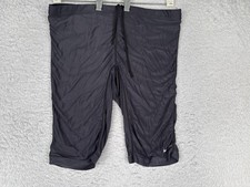 Swim Jammer Shorts Mens 38 Black Compression Drawstring Training Athletic