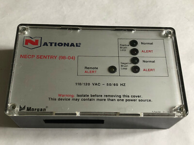 NEW NATIONAL NECP SENTRY (98-04) ALARM MODULE, MORGAN 110/120 VAC , CV