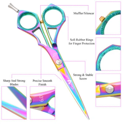 EDWARD X JACOB EXJ - Professional Hairdressing Hair Cutting BARBERS & SALONS Scissors - 6"