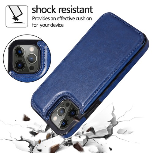 For iPhone 16E 15 14 13 12 Pro Max Flip Leather Wallet Cards Holder Case Cover - Picture 48 of 94