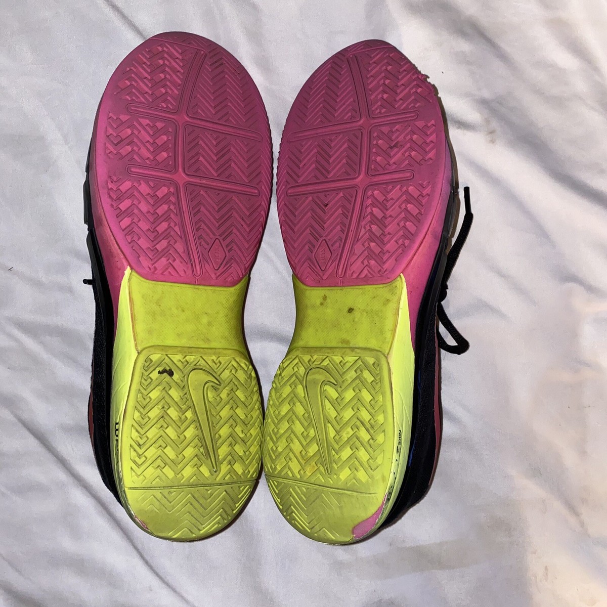 Nike Zoom Vapor RF Roger Federer FlyKnit Sneakers Men Size‎ 10 Black Blast-Volt Nike Zoom Vapor RF Roger Federer FlyKnit Sneakers Mens 13  main image 3