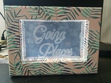Magnetic LED Light Box Going Places Palm Leaves