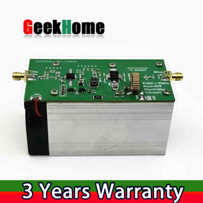 RF Power Amplifier 915MHz 20W+ 24-28V RF Accessory w/ SMA Female Connector