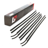 8X Fensterschacht Leiste Fenstergummi Vorne Hinten Links Rechts FüR VW Jetta I 1