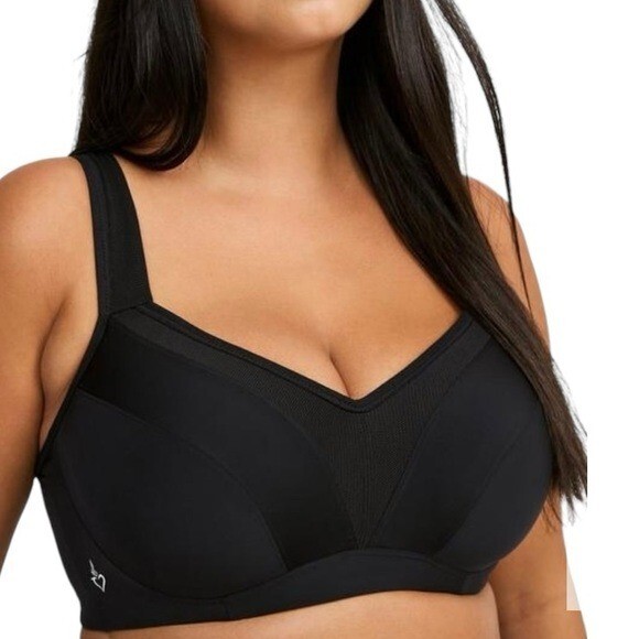 Torrid Active Black Underwire Full Coverage Sport… - image 1