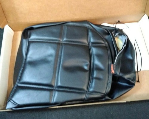 NEW SADDLEMEN Saddle Skin Motorcycle Replacement Seat Cover Black One-piece - Picture 3 of 6