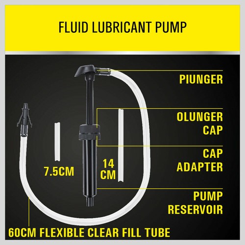 Fluid Lubricant Transfer Pump Push Type Liquid Water Gas Gasonline Siphon Gallon - Picture 5 of 10