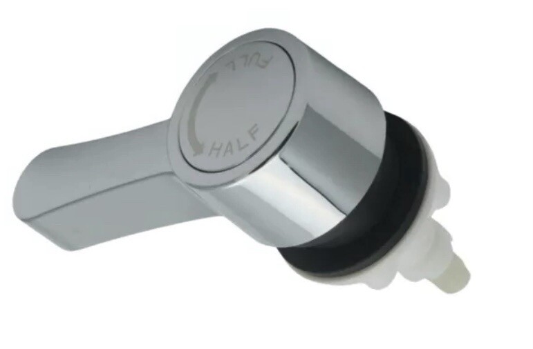 Fluidmaster PRO750UK Toilet Cistern Dual Flush Lever Handle Chrome C360108 C519