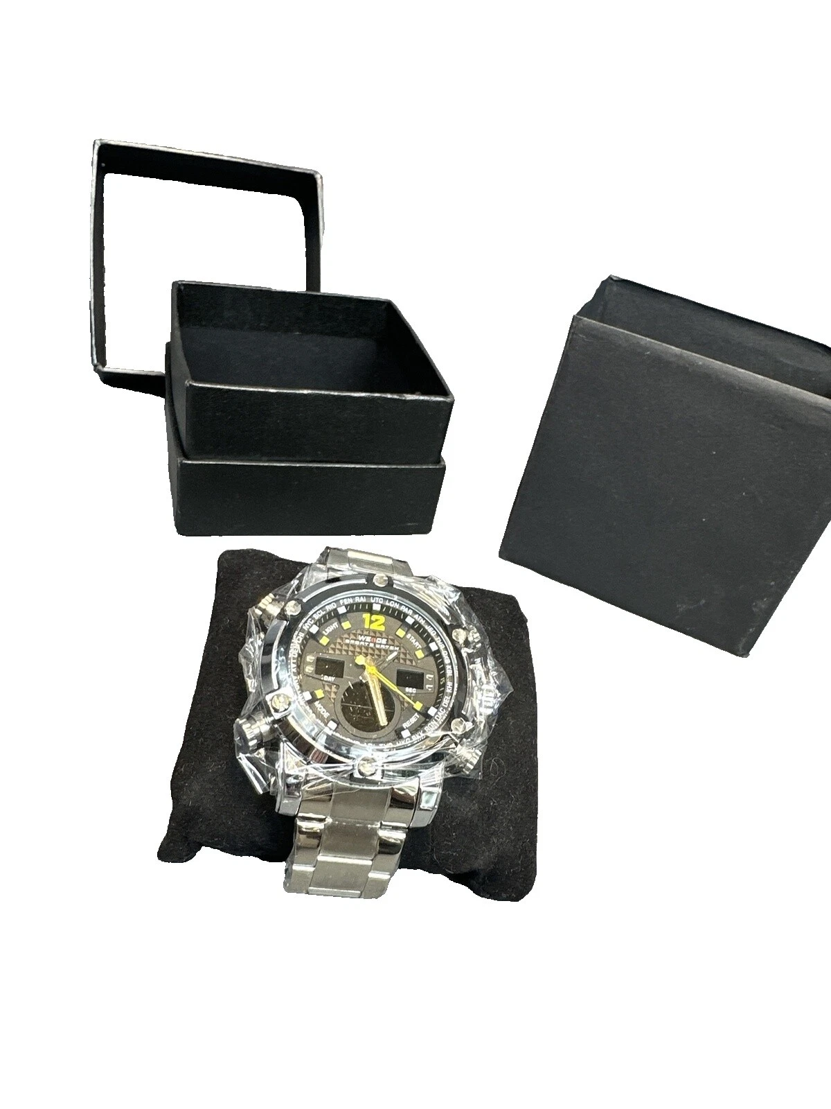 Weide Stainless Steel Band Luxury Wristwatches