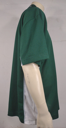 NWT Steve & Barry's green white Michigan Spartans 1/4 zip Jersey shirt mens XL - Picture 4 of 11