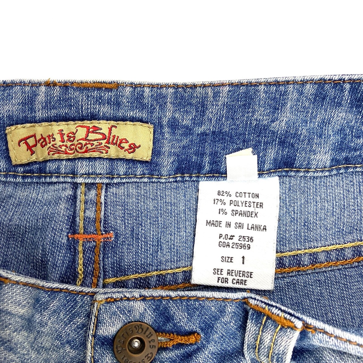 クラシック Paris Blues Capri Women's size 1 Medium Wash Blue Denim Jeans | eBay