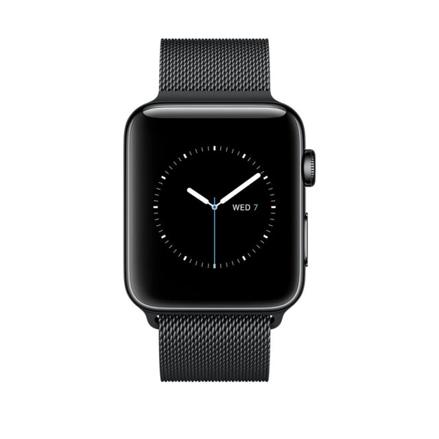 space black stainless steel apple watch