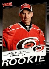 2008-09 Upper Deck Victory BLACK Zach Boychuk Rookie Carolina Hurricanes #321