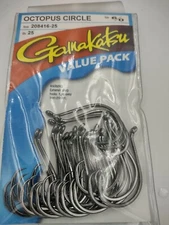 Gamakatsu 208 Octopus Circle Hooks 25pk
