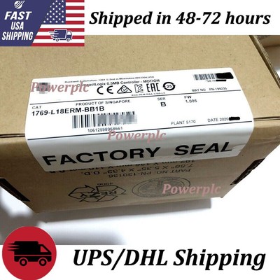 New Factory Sealed 1769-L18ERM-BB1B AB CompactLogix 0.5MB Controller Motion