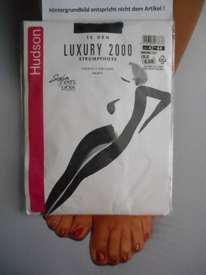 Hudson Luxury 2000 Strumpfhose 15 DEN Gr. 42-44 Marine  # 237