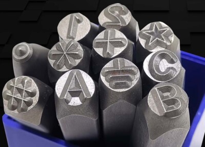 Star    /  # /  Snow   / GND  Optional Special characters Letter Stamp Punch
