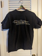 Vintage Harley Davidson Large Farmington Hills Black Shirt