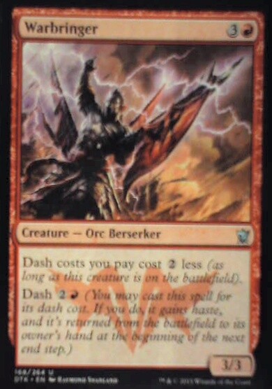 Warbringer Dragons of Tarkir #168 MTG NM R135 Rare Card