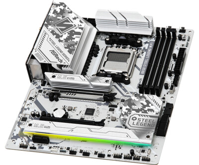 ASRock Motherboard B650 Steel Legend WiFi AMD Ryzen 7000 Series