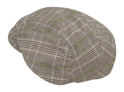 Fashion Plaid Ivy Cap - Brown TH-W10S69F-BRWN-S