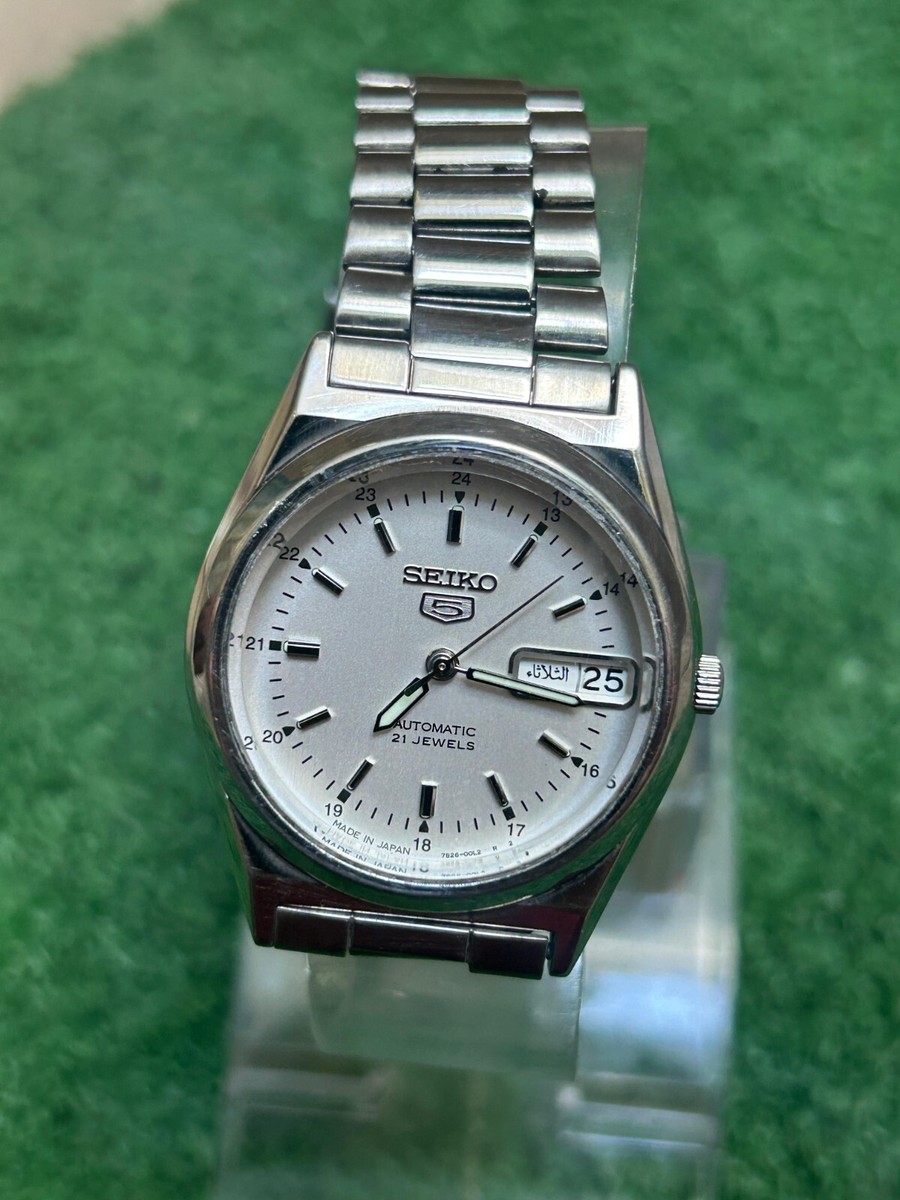 【レア•美品】seiko5 セイコーファイブ 38mm 日本製 7S26 Vintage seiko 5 Automatic 21 jewels 7S26-00X0 japan watch | eBay