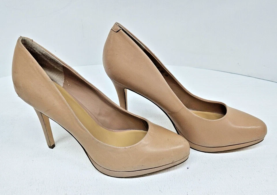 Zapatos Bleecker & Bond Bleecker & Bond Celeste Plataforma Bomba, Desnudo Talla 7.5 Foto 3 de 4