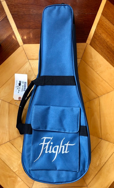 NEW  Flight Premium Deluxe Padded Gigbag Case- TENOR UKE UKULELE - BLUE