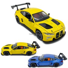 Modelo de coche BMW M4 GT3 escala 1:32 diecast vehículo de juguete juguetes para niños regalos