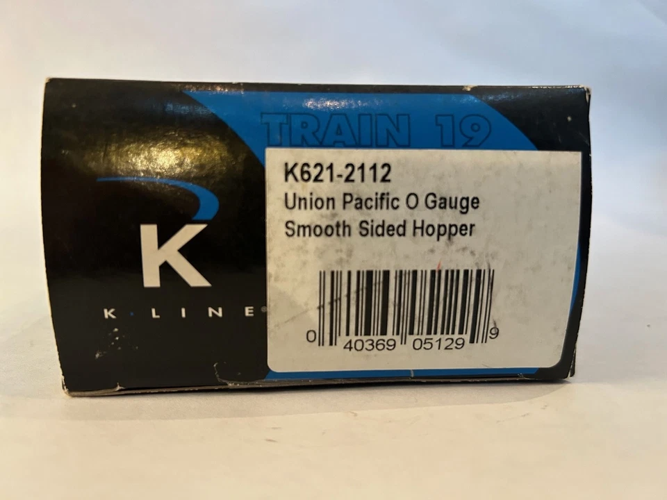 K-Line K621-2112 Union Pacific Smooth Sided Hopper Car - O Gauge - NIB - Image 2 of 2