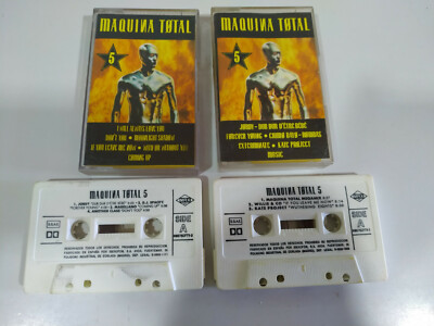 Maquina Total 5 Max Music 1993 - 2 x Cinta Cassette - 2T