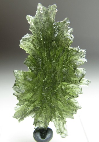 BREATHTAKING SUPER FINE HEDGEHOG BESEDNICE MOLDAVITE CRYSTAL!!! CZECH REPUBLIC - Picture 8 of 15