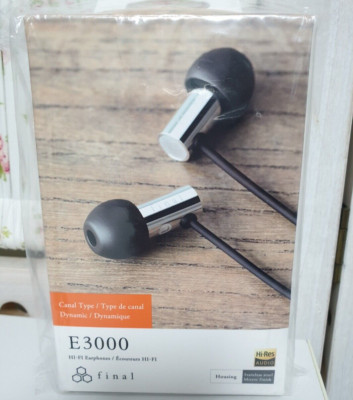 Final E3000 In-Ear Monitor Earphones FI-E3DSS Earbuds IEM Hi-Fi Sound Quality