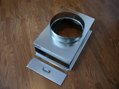 Return air filter rack plenum for filter 16 x 20 x 4",collar 14" diameter.HVAC - image 1 of 4