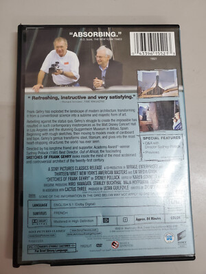 Sketches of Frank Gehry by Sydney Pollack - DVD - Used 43396155190