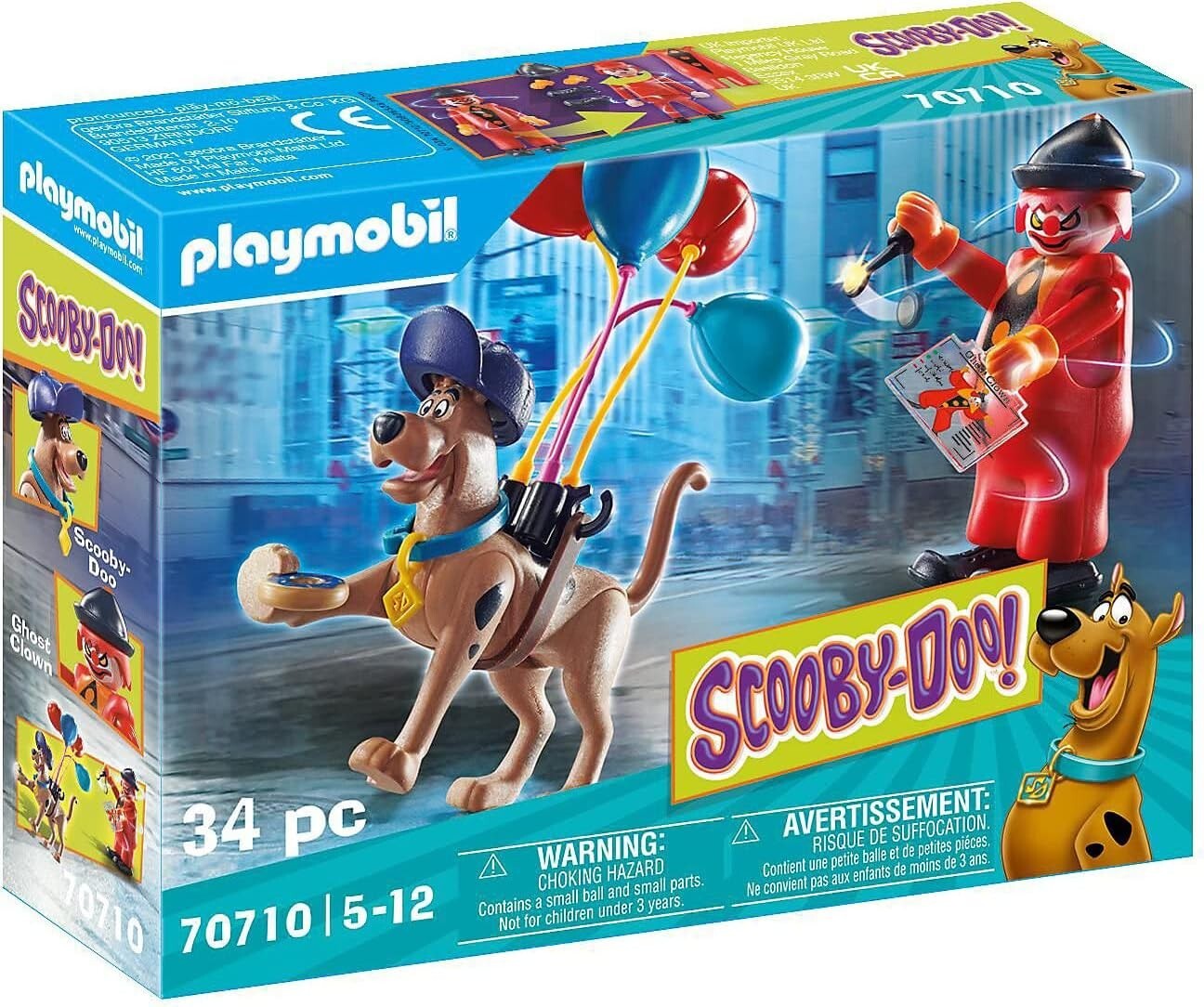 Playmobil Scooby-Doo! 70710 - The Mystery Of The Ghost Clown