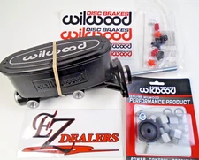 Wilwood 260-13375-BK Master Cylinder 15/16 Die Cast H/V Alum. Tandem Dual Outlet