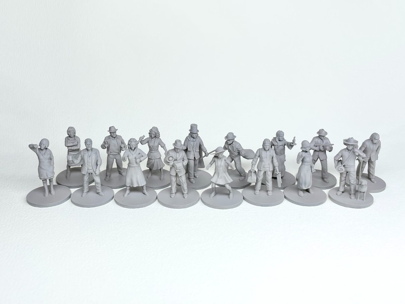 Investigators for mansions of madness 2nd conversion kit without painting