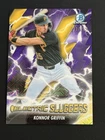 Konnor Griffin  2 Card Lot 2026 Bowman Chrome Laser VIP + Panini Select Pirates
