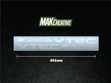 Sohc Vtec Stickers X 2 White Vinyl Decals Honda Civic Prelude Crx Si Eg Ek Em