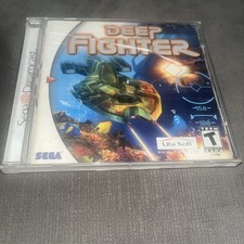 Deep Fighter (Sega Dreamcast, 2000) Disc 1 Only Case Manual 