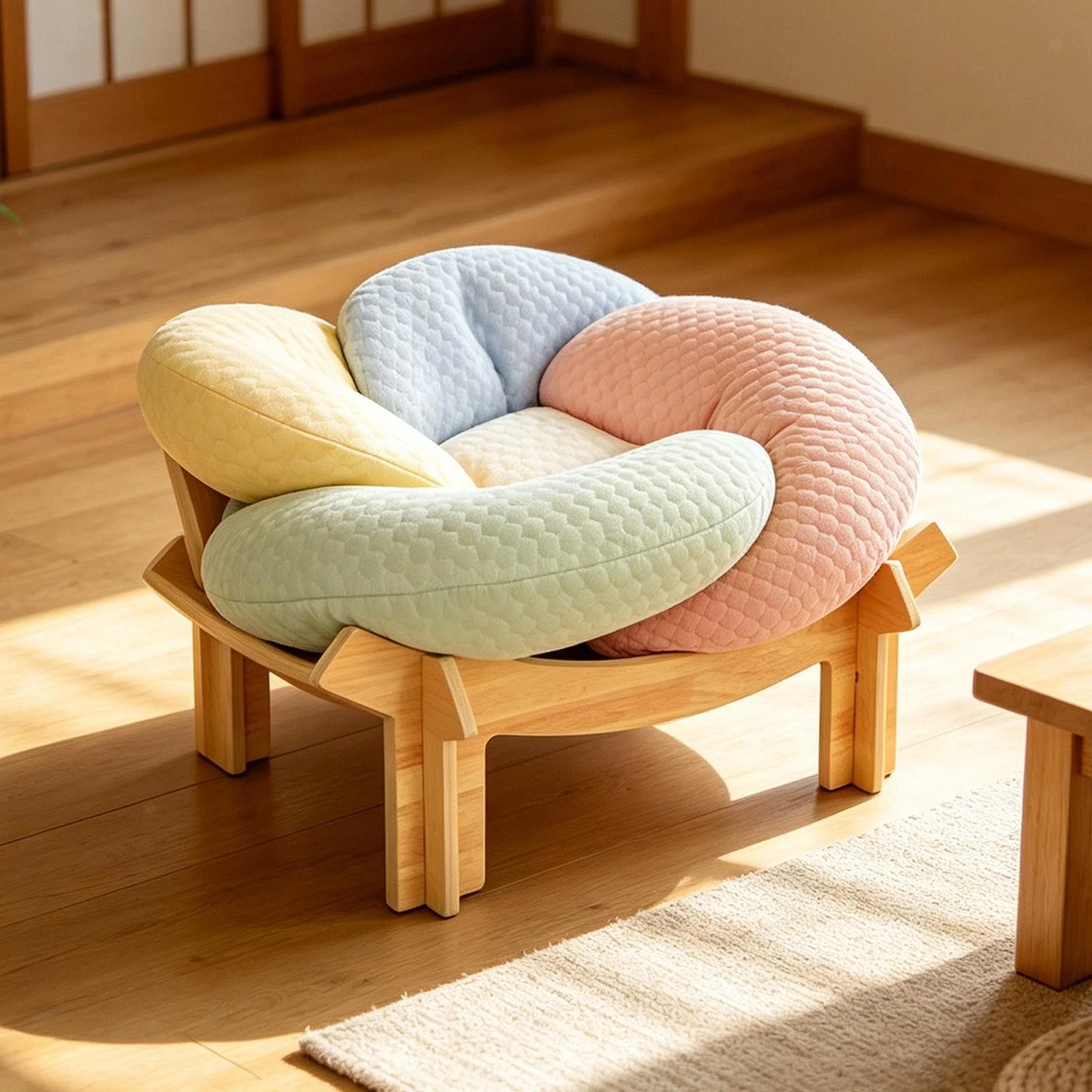 Pet Elevated Cat Bed Removable Washable Cat Couch for Kitten Indoor Rest